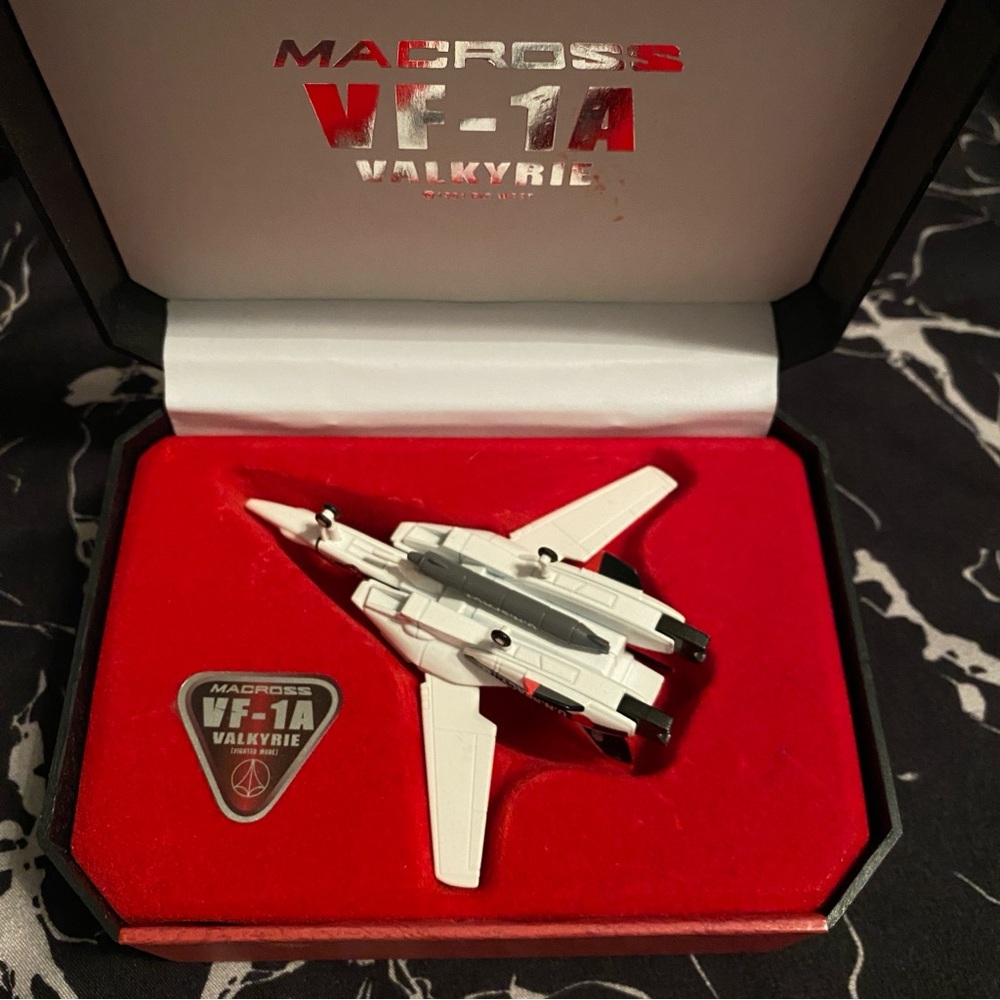 Macross 1:144 Diecast VF-1A Valkyrie Fighter Mode Model Doyusha Big West 1984 - Picture 3 of 7